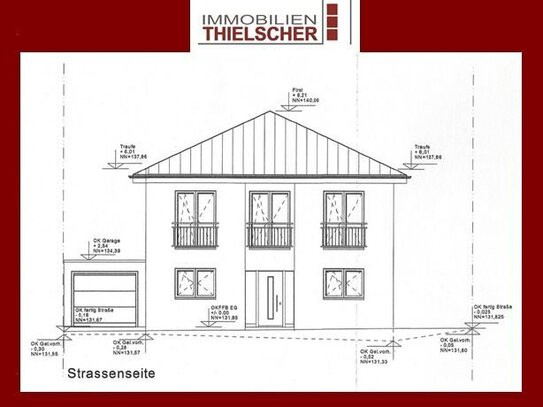 Neu zu errichtende Stadtvilla mit Garten und Garage im Neubaugebiet „Am Mariental“