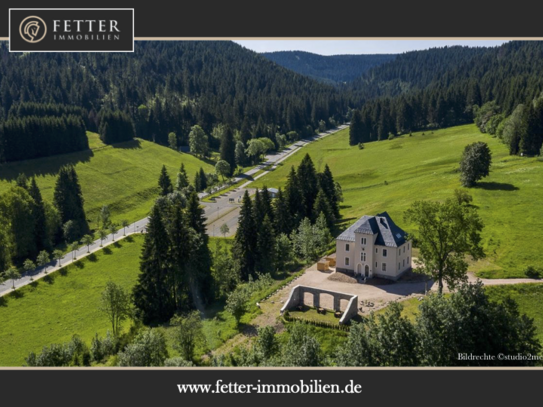 Historisches Villenanwesen im Erzgebirge – Absolute Alleinlage in traumhafter Natur!