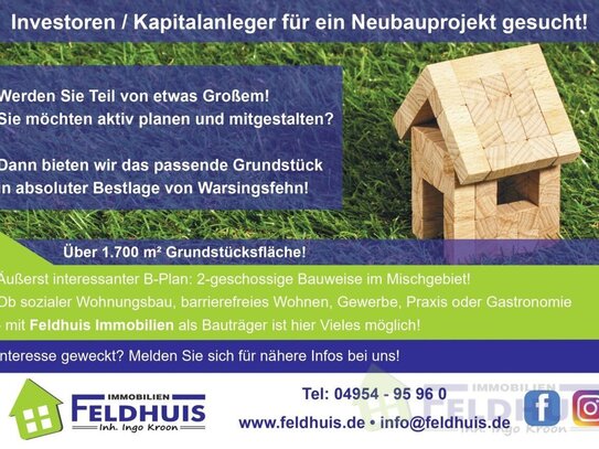 Investoren / Kapitalanleger gesucht!