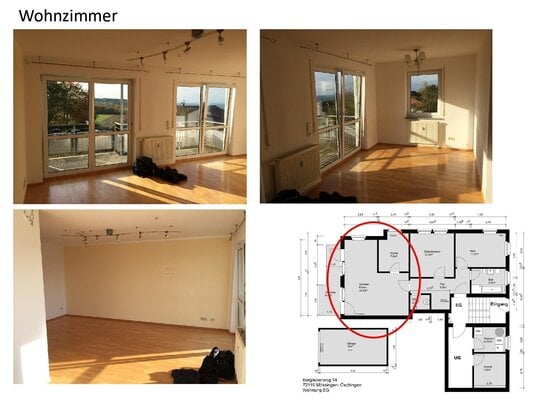 Exklusive, gepflegte 3-Zimmer-Wohnung mit Einbauküche in Mössingen