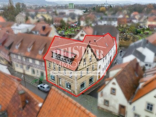 Wohn- und Geschäftshaus mit Ferienwohnung in zentraler Lage von Zeil am Main