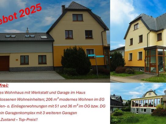 Bester Preis und Provisionsfrei! Hochwertig ausgestattetes Wohnhaus mit mehreren Garagen zu verkaufen