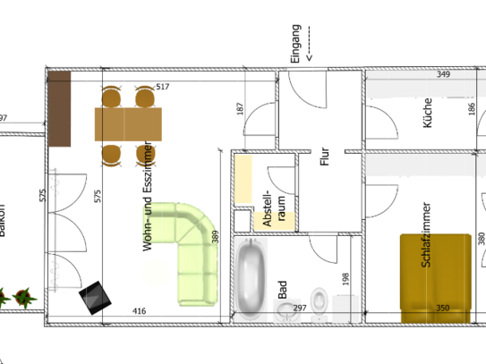 2,5 ZKBB ETW EBK Wohnung 67227 Frankenthal Schützenweg 63qm Balkon TG-Stellplatz