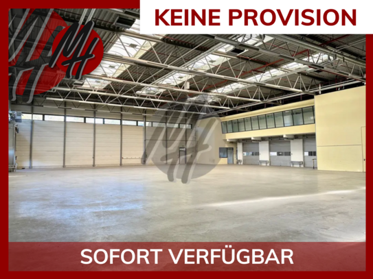 KEINE PROVISION - SCHNELL VERFÜGBAR - Lager-/Produktion (1.200 m²) & Büro (300 m²) zu vermieten