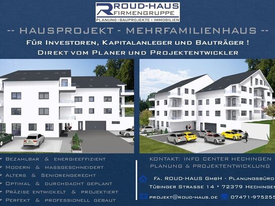 + EXKLUSIVES MEHRFAMILIENHAUS-PROJEKT! +