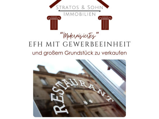++ ZUM VERKAUF ++ MODERNISIERTES EFH MIT GEWERBE ++