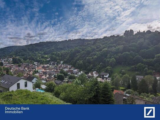 Sonniges Grundstück mit unverbaubarem mit Blick ins Tal