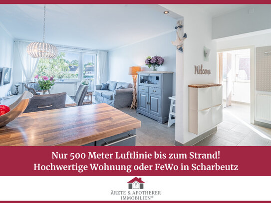 Nur 500 Meter Luftlinie bis zum Strand! Hochwertige Wohnung oder FeWo in Scharbeutz