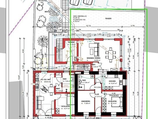 Kernsanierte Erdgeschosswohnung mit Terrasse/Garten in direkter Grenznähe zu Luxemburg