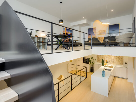 Exklusive Galerie-Loft-Maisonette im Szeneviertel Schwabing