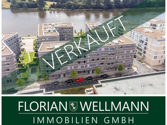 Bremen - Überseestadt | Neuwertige 3-Zimmer-Wohnung in der obersten Etage mit Weserblick und Tiefgaragenstellplatz