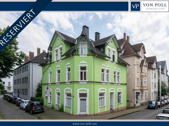 Bielefeld Siggi: Jugendstil-MFH in bester Lage im Westen | 6 Wohn- und 2 Gewerbeeinheiten | 395 m²