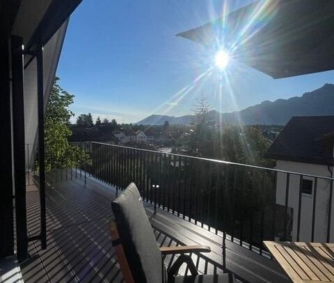 Neubau mit Schloss und Bergblick in Füssen Weidach - Aufzug - TG - Terrasse - Barrierefrei