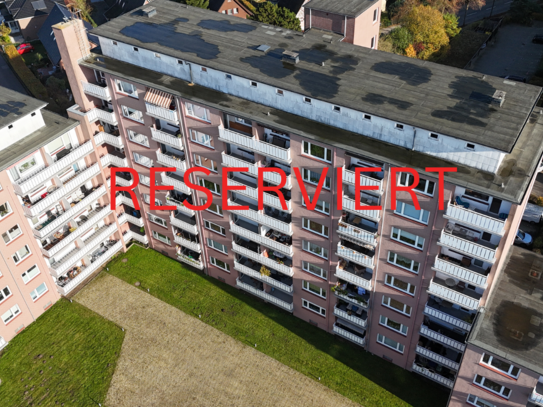 RESERVIERT / RELLINGEN / 3-Zi.-ETW, 5.OG, Lift, EBK, Vollbad, West-Balkon, PKW-Stellplatz € 225.000,-