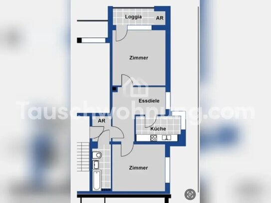 [TAUSCHWOHNUNG] Zentrale helle Wohnung