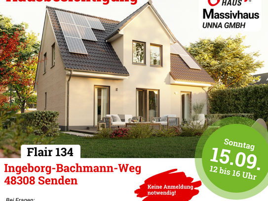 Einladung zur Baustellenbesichtigung am 15.09.2024 / Senden / Wir zeigen ein beliebtes T&C Haus und nehmen uns Zeit für…