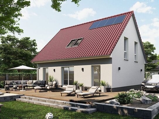 Neubau 6-Zimmer-Haus mit Garage und PV-Anlage