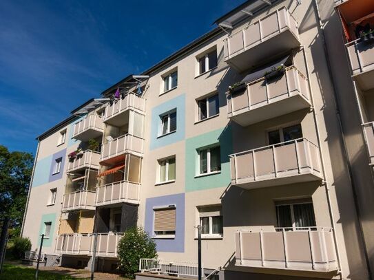 Frisch sanierte 3 - Zimmer-Wohnung im 3. OG mit Balkon in Merseburg