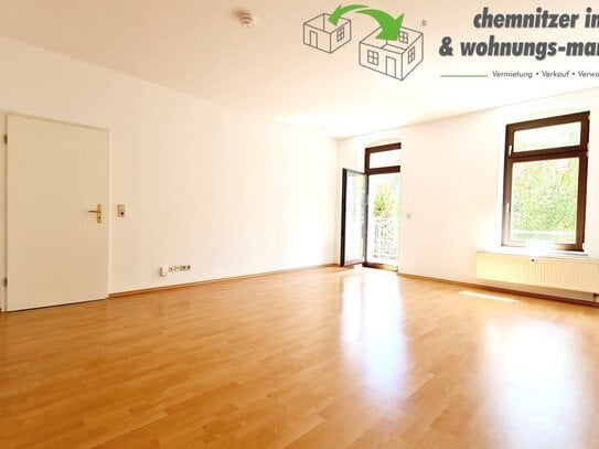 Smarte 2-Raum-Wohnung mit Einbauküche & Balkon in beliebter Lage auf dem Chemnitzer Kaßberg