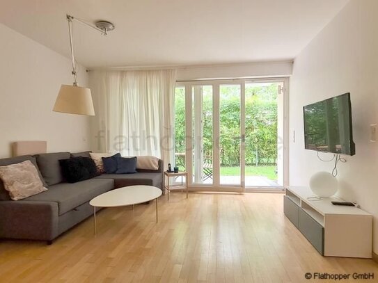 3-Zimmer-Gartenwohnung mit Terrasse in München - Schwabing am Englischen Garten