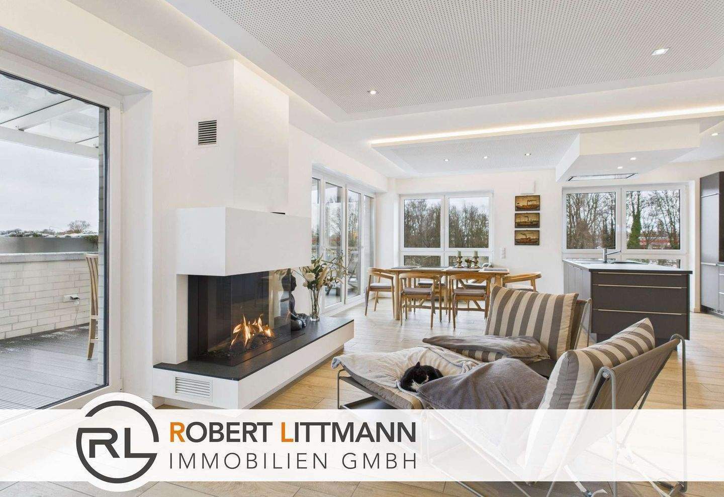 Exklusives Penthouse mit Aufzug direkt in die Wohnung - Wohnen an der Lesum