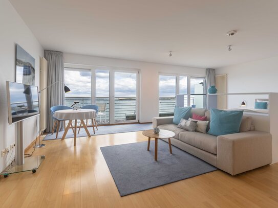 Helgoland: Traumhafte Einzimmerwohnung mit Meerblickbalkon im "atoll ocean resort"