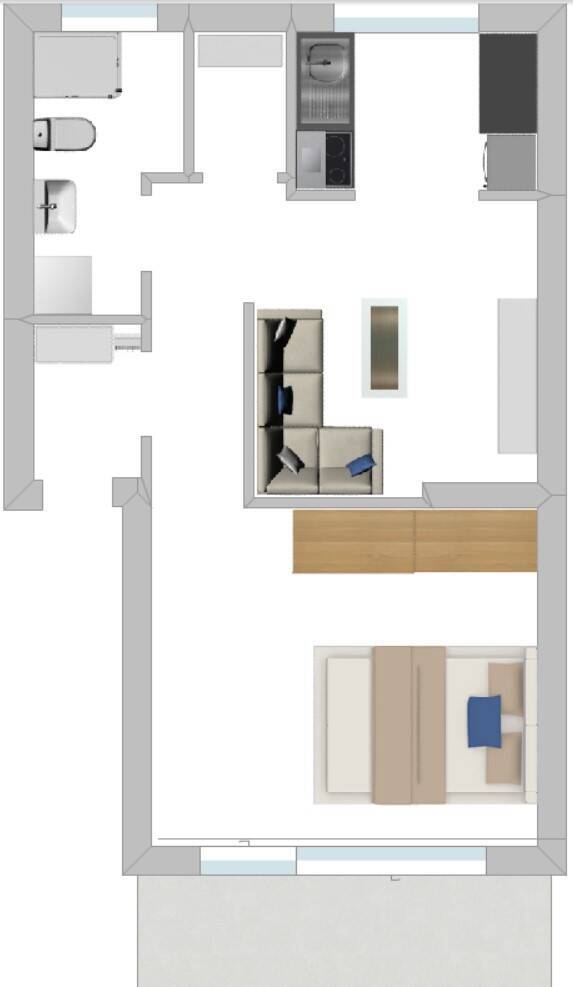                                                               1 Zimmer-Wohnung , frei ab 01. oder 15.Oktober 2026                                                       in Weiherhaus (Nürnberg)
