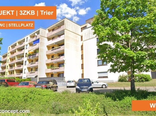 Eigentumswohnung in Trier | Tarforst | Uninähe | 3ZKB | ca. 77 m² | vermietet | Stellplatz