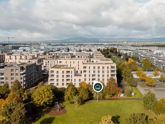 Wohnen am Bonifatiuspark: Lichtdurchflutete 3-Zimmer-Wohnung mit Loggia