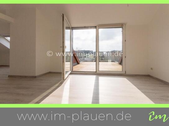 Dachterrasse - 2 Zimmerwohnung in Plauen- Haselbrunn - Bad mit Wanne - Nahe WBS- Fachschule