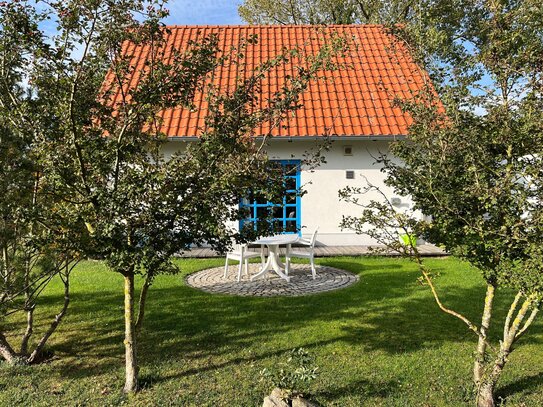 Provisionsfrei ! Neuwertiges Wohnhaus oder Ferienhaus, mit Garage und Gartensauna direkt am Wieker Bodden