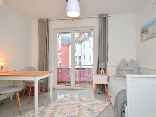 Modern möbliertes Apartment mit WLAN, Balkon und Tiefgaragenstellplatz in Nürnberg/St.Peter