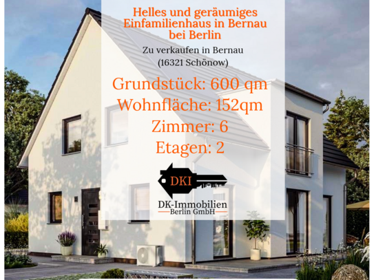 Helles und geräumiges Einfamilienhaus in Bernau bei Berlin