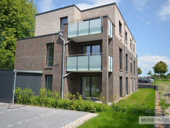 Moderne Neubauwohnung mit Süd-West Balkon zentral gelegen in Jever!