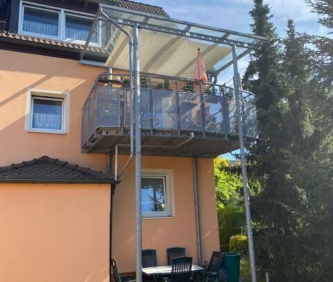 BEL-ETAGE Schwaig: 3 Zi-BALKON+GARTEN, 4 FENSTER-Seiten! Garage! per 1.5.25 FREI!!