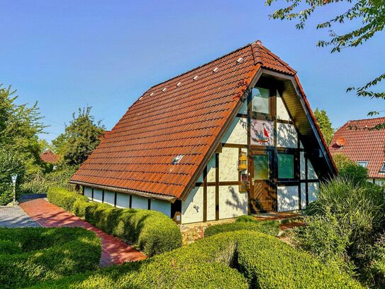 Ferienhaus im Alten Land mit Elbzugang für Familien und Haustiere