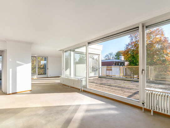 Zur Neugestaltung: 5-Zimmer-Maisonette-Wohnung mit sonniger Dachterrasse