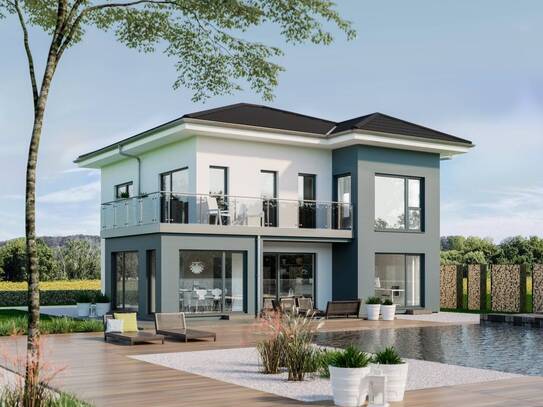 Exklusive Villa mit Panoramablick + Grundstück in Angermund - Festpreisgarantie & KfW-Förderung!