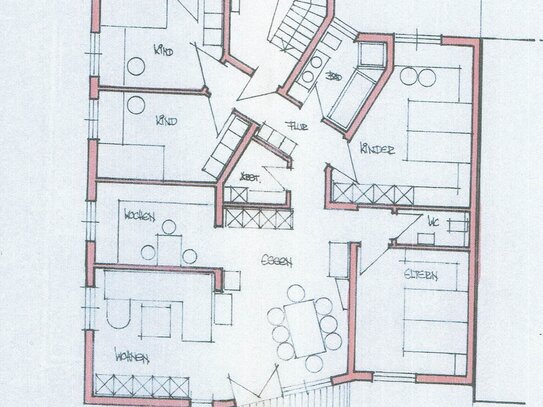 4 Zimmer Wohnung mit Balkon