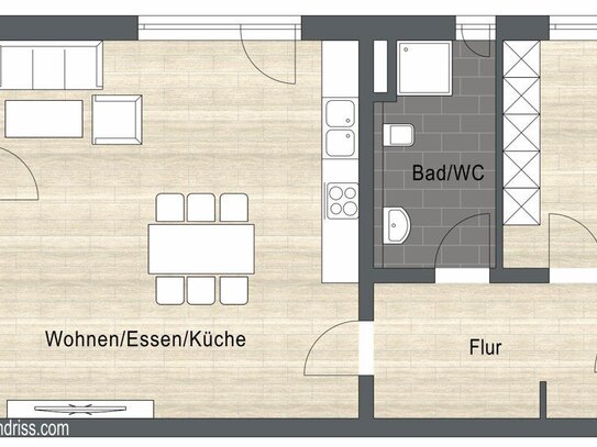 2-Zimmer-Neubau-Eigentumswohnungen KfW 40 Plus Standard in Deggendorf