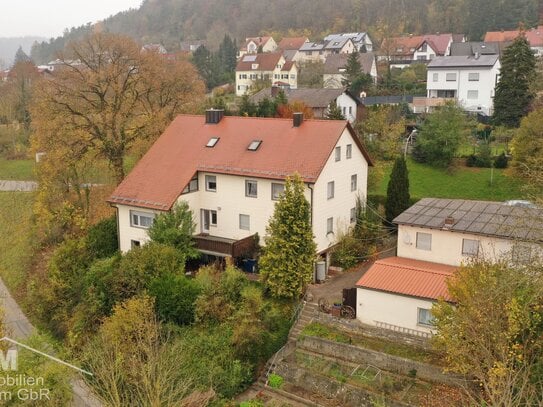 Unverbaubare Südwestlage: Doppelhaus mit 3 Garagen am Fuße des Arzbergs von Beilngries