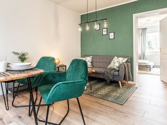 Ganzes Messe-Apartment mit 2 Schlafzimmern