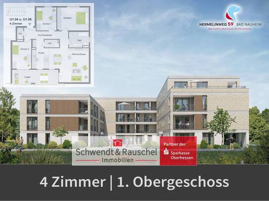 4-Zimmer-Wohnung im 1. OG - "Hermelinweg 59 | Bad Nauheim"