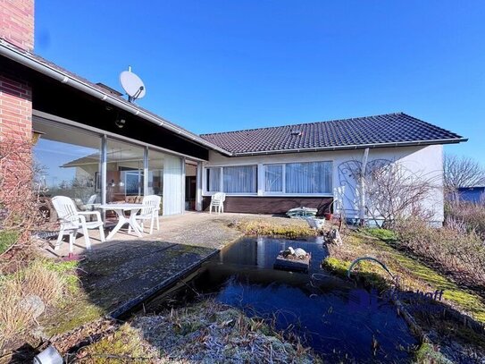 Wohnen auf einer Ebene, freist. 1-Familienhaus mit Panoramablick ins Sauerland