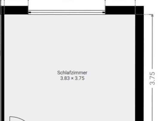 Voll-Möbliert helles Zimmer 22m² in 3er-WG Zentrumnah Oesede - GMHütte