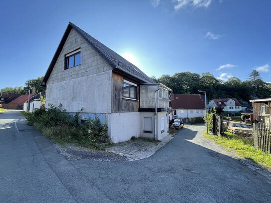 Einfamilien- oder Ferienhaus zum Selbstausbau in Elbingerode