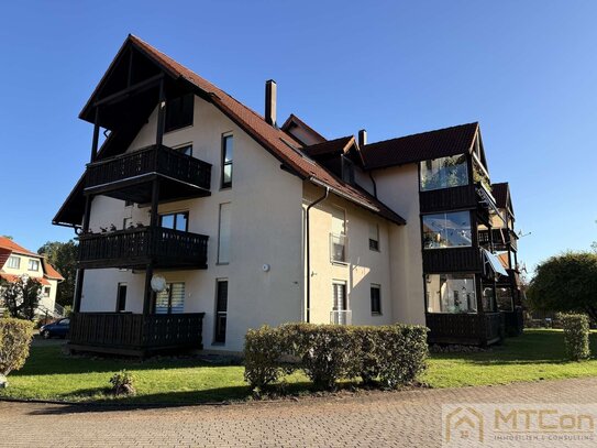 Attraktive 2-Zimmer-Erdgeschosswohnung mit Balkon + Stellplatz in Geraberg