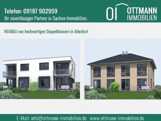 NEUBAU von modernen Doppelhäusern