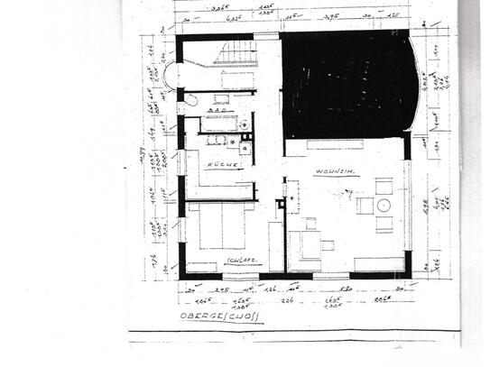 zwei Zimmer Wohnung 75 m2 in Detmold hell und stadtnah