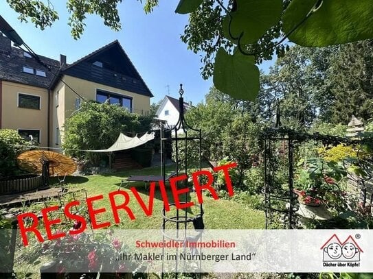 WOW!!! Zweifamilien-Doppelhaushälfte mit herrlich großem Gartengrundstück in Nürnberg-Ziegelstein